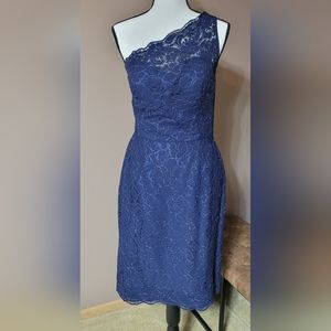 EUC One Shoulder Lace Dress